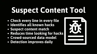 Find hacks and backdoors in Joomla and WordPress sites