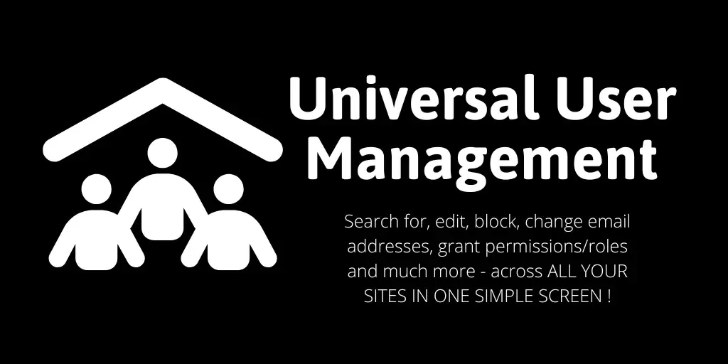 Universal User Management Across Sites