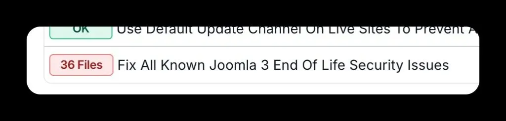 One-click Joomla 3 security patch toggle