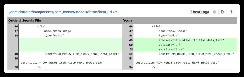File diff detail