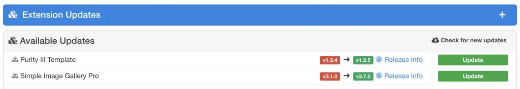 Screenshot of mySites.guru feature