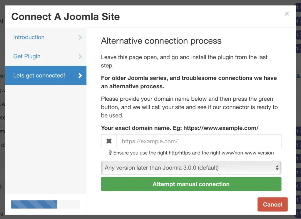 Screenshot of mySites.guru feature