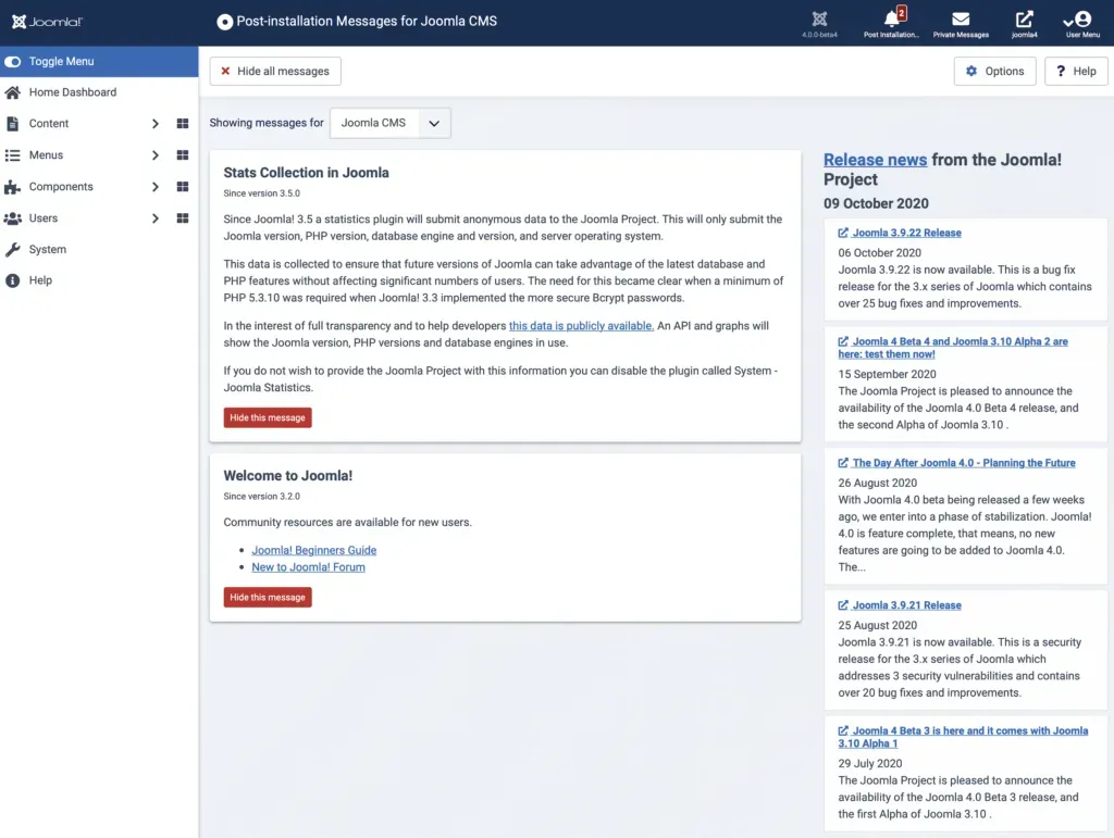 Screenshot of mySites.guru feature