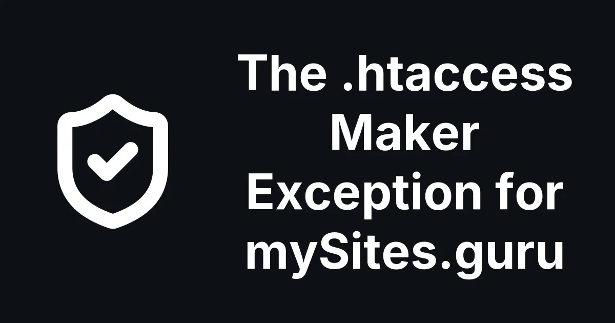 How to add exception for mySites.guru in Admin Tools