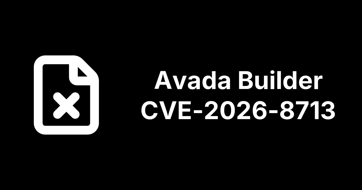 Avada Builder 3.15.4 Patches an Unauthenticated File Deletion Flaw