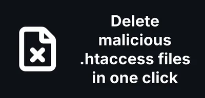 Delete 9,000 Hacker .htaccess Files in One Click