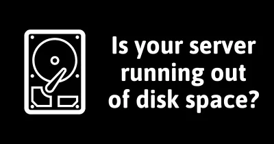 Web Server disk space monitoring