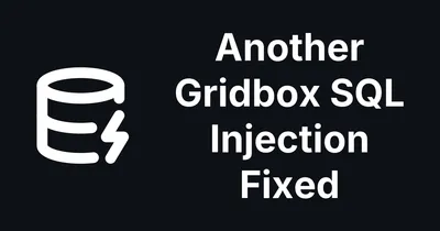 Blind SQL Injection in Gridbox's Blog Author