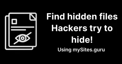 Hidden Files Lurking on Your Web Server