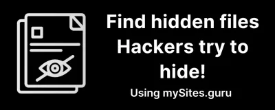 Hidden Files Lurking on Your Web Server