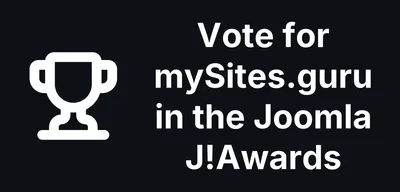 mySites.guru is shortlisted in Joomla's first J!Awards