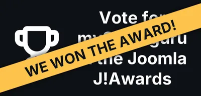 mySites.guru is shortlisted in Joomla's first J!Awards