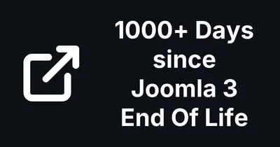 1,000+ Days After Joomla 3's End of Life, Everything You Need Is on One Site