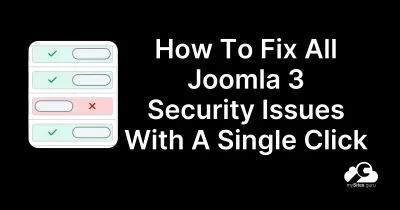 Fix Joomla 3 Security Issues in One Click