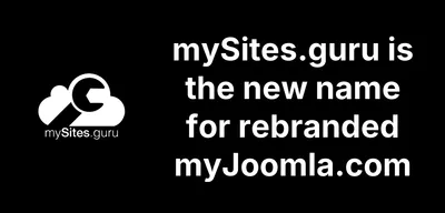 mySites.guru is the new name for rebranded myJoomla.com