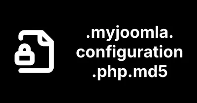 What Are the .myjoomla.configuration.php.md5 Files?