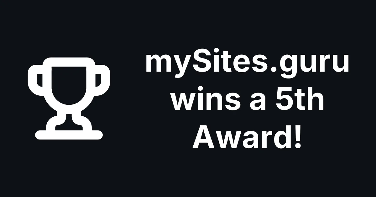 mySites.guru wins Your Favourite Tool in Your Joomla Workflow at the J!Awards 2026