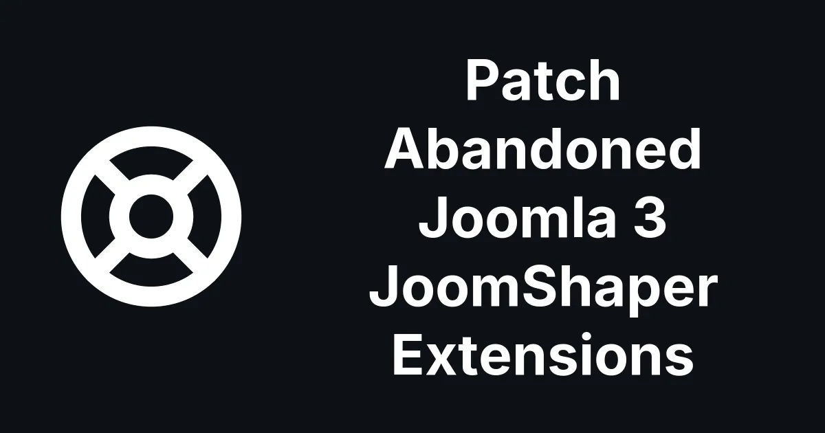 The One-Click Way to Patch JoomShaper Extensions on Joomla 3