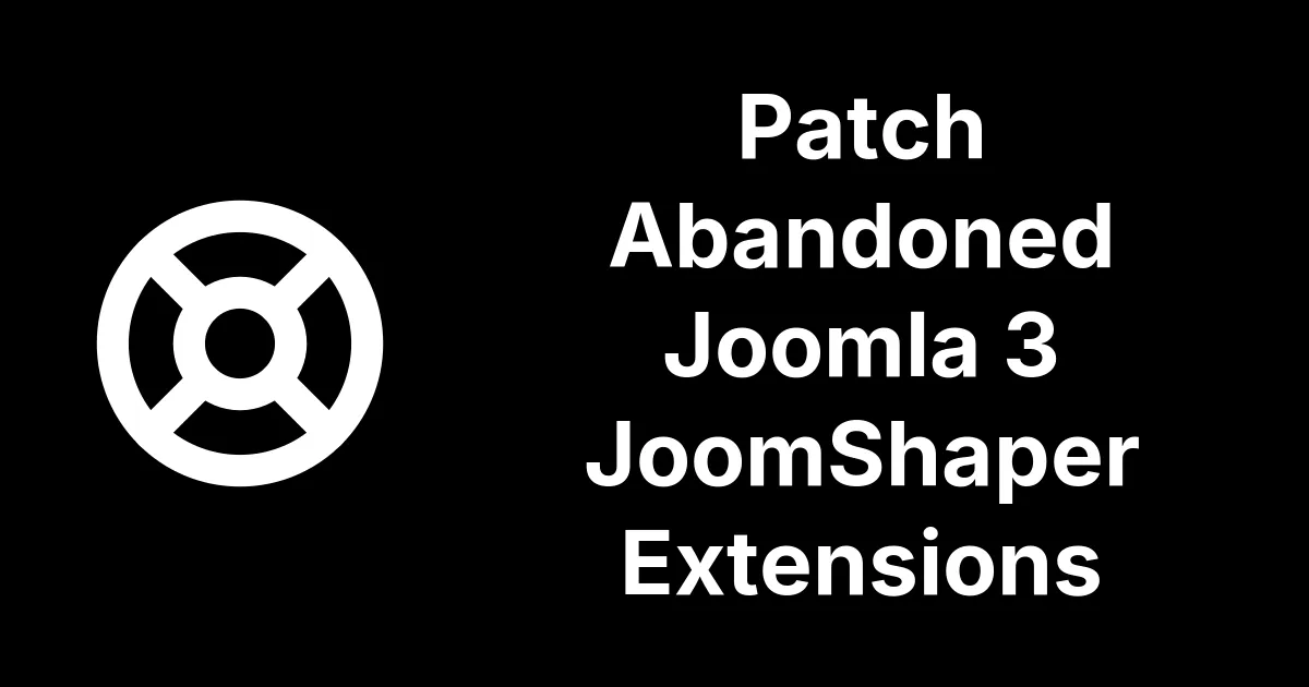The One-Click Way to Patch JoomShaper Extensions on Joomla 3