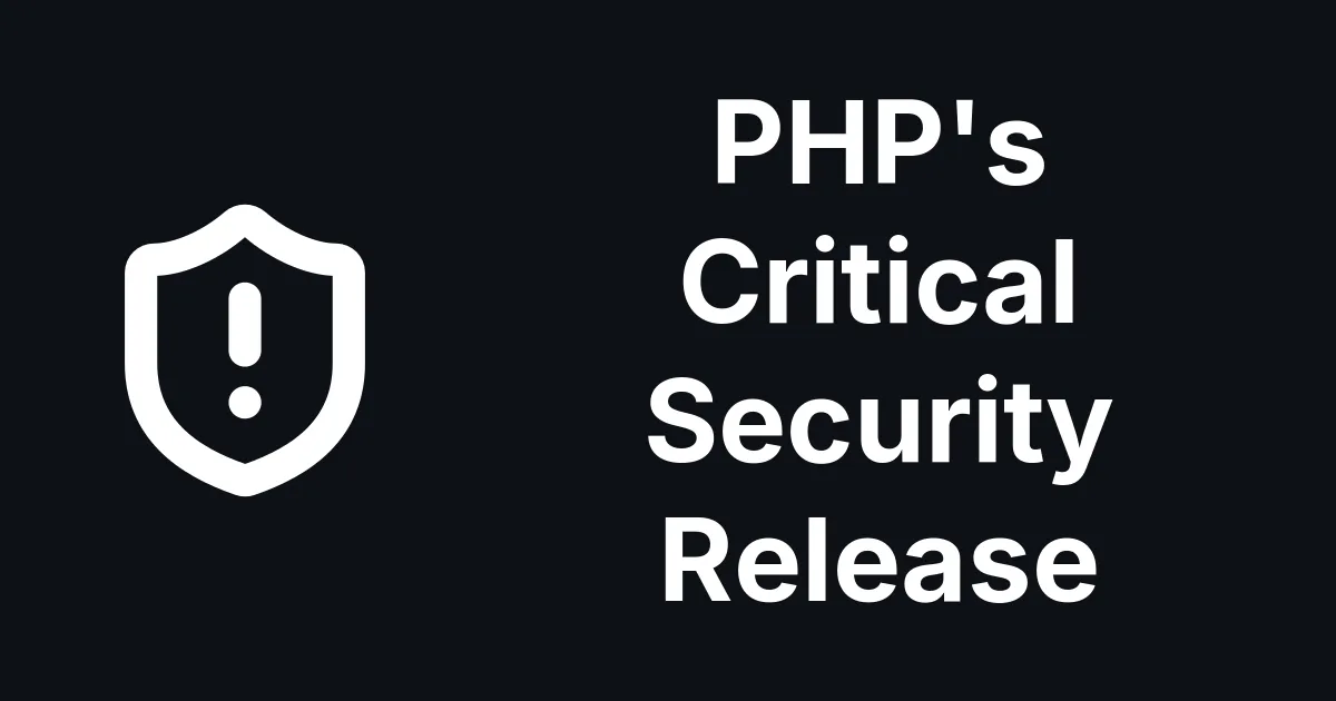 PHP's Critical Security Release and Your Joomla or WordPress Site