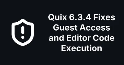 Quix Page Builder 6.3.4 Fixes Guest Access and Editor Code Execution Flaws