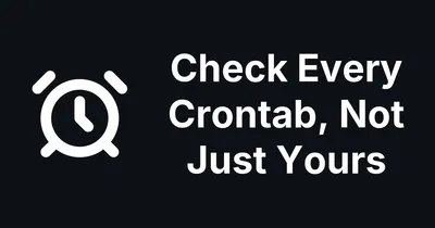 Reinfected? Check Every Crontab, Not Just Yours