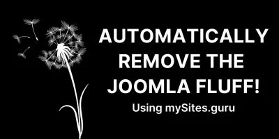 Remove Fluff Files After Joomla Updates