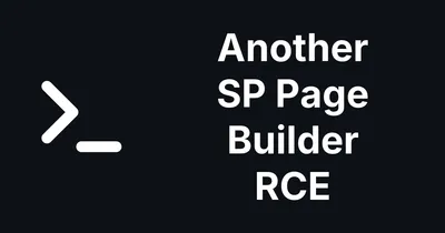 Unauthenticated Remote Code Execution in SP Page Builder found by mySites.guru