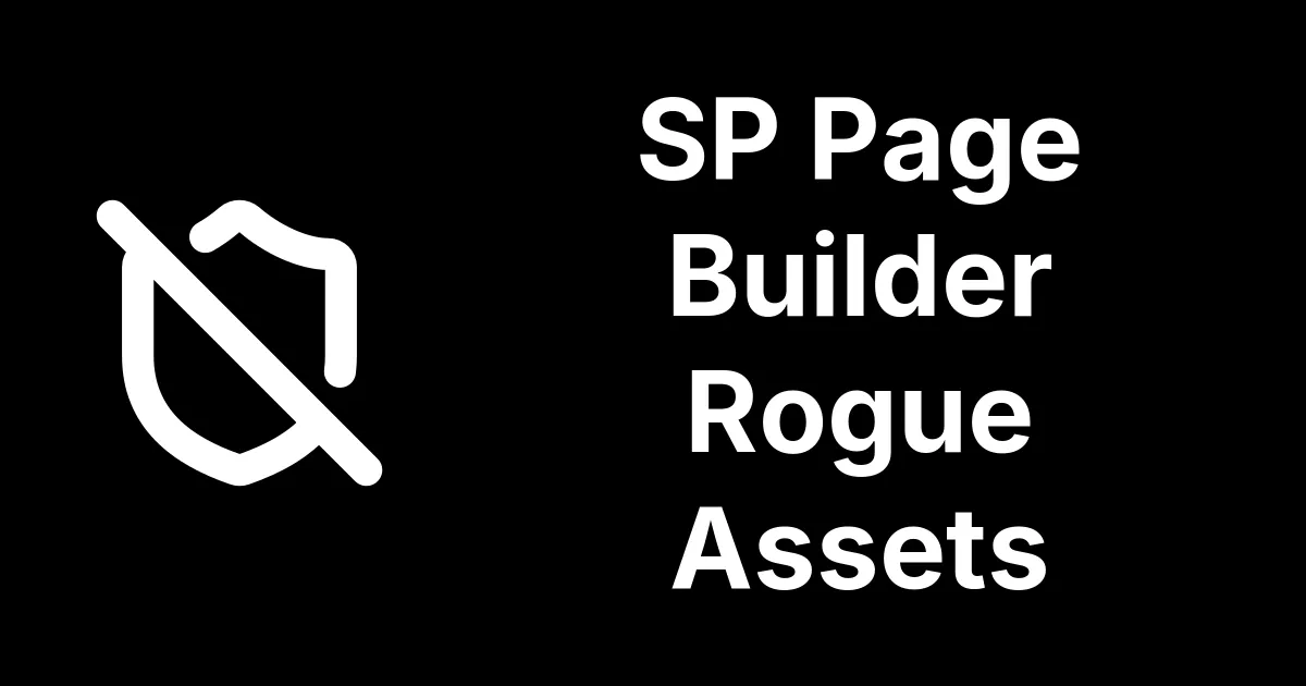 SP Page Builder Rogue Icon-Font Assets
