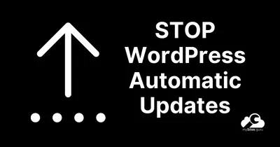 How to Stop Automatic Updates in WordPress with One Click