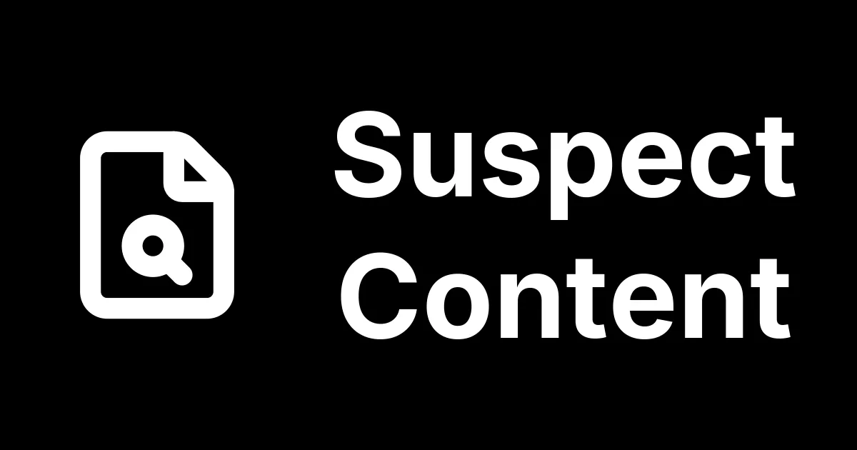 Suspect Content In Files