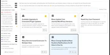 mySites.guru Ultimate Toolset showing 60+ diagnostic tools