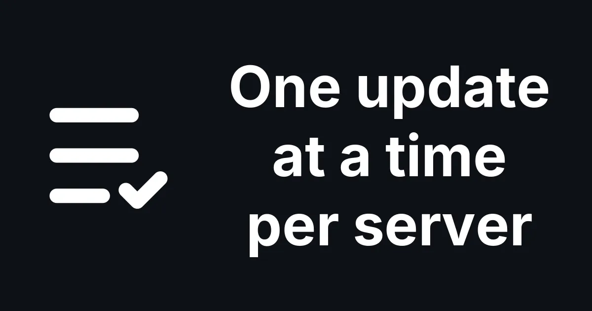 Slower on purpose: the new Update Queue, and why it is off by default