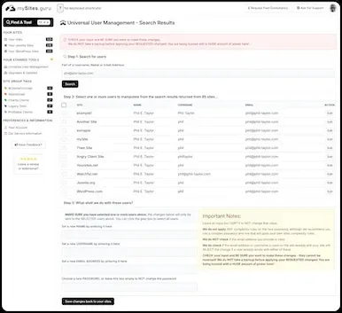 Universal User Manager