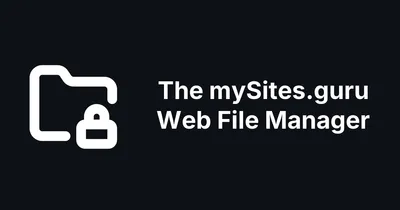 A Web File Manager for Your Joomla and WordPress Sites