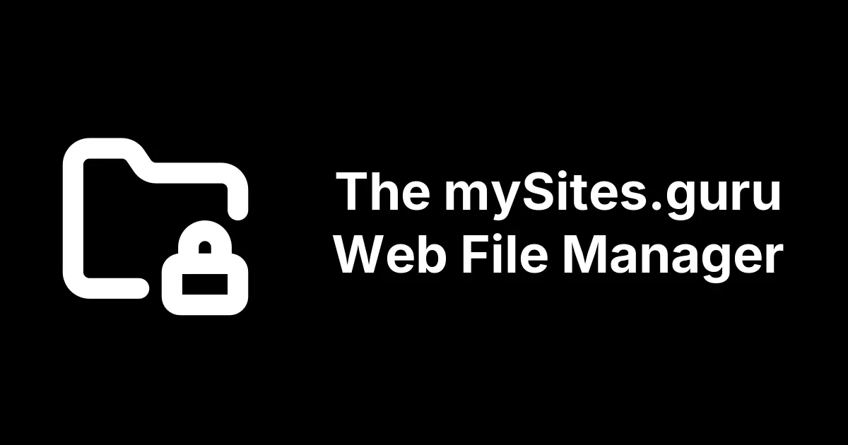 A Web File Manager for Your Joomla and WordPress Sites