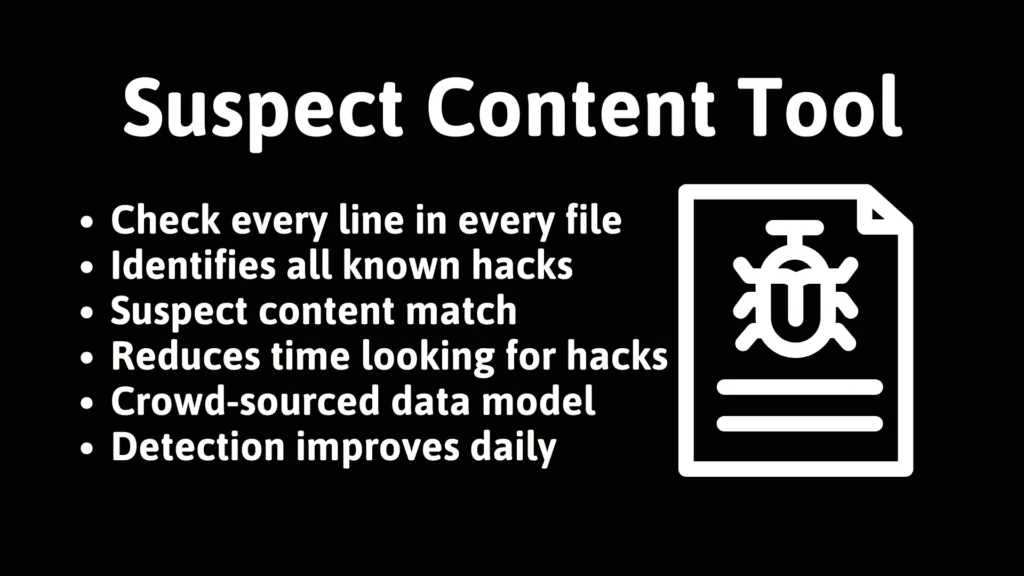Screenshot of mySites.guru feature
