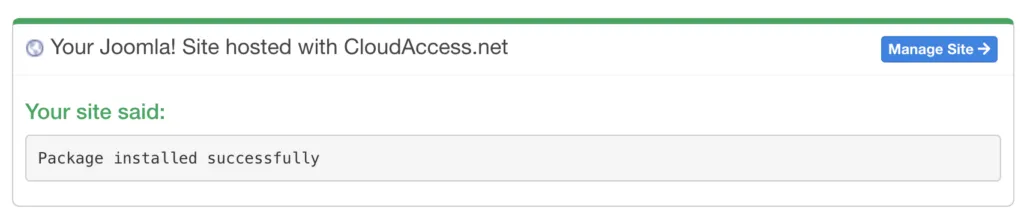 Screenshot of mySites.guru feature