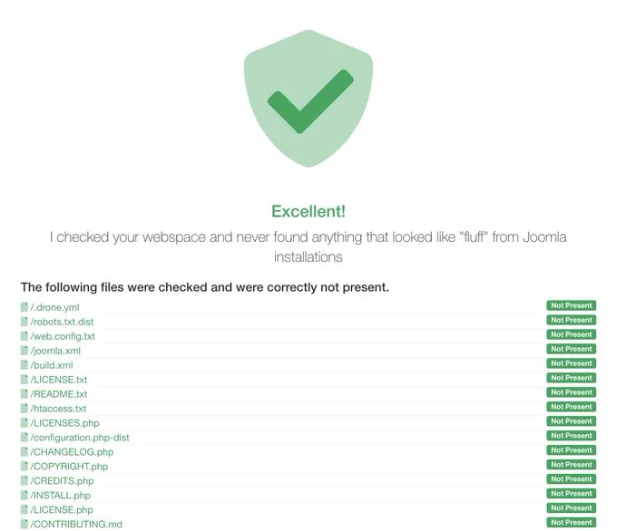 Remove Fluff Files After Joomla Updates